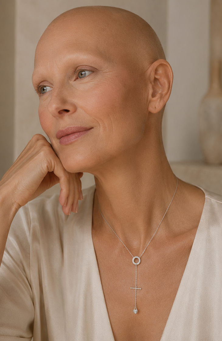 Collier Cœur Pampille Argenté – Acier Inoxydable Élégant