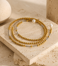 collier perle acier inoxydable