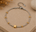 Bracelet Étoile Bicolore Acier Inoxydable – Chic & Élégant