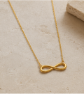 Collier Infini Doré Femme – Acier Inoxydable Élégant